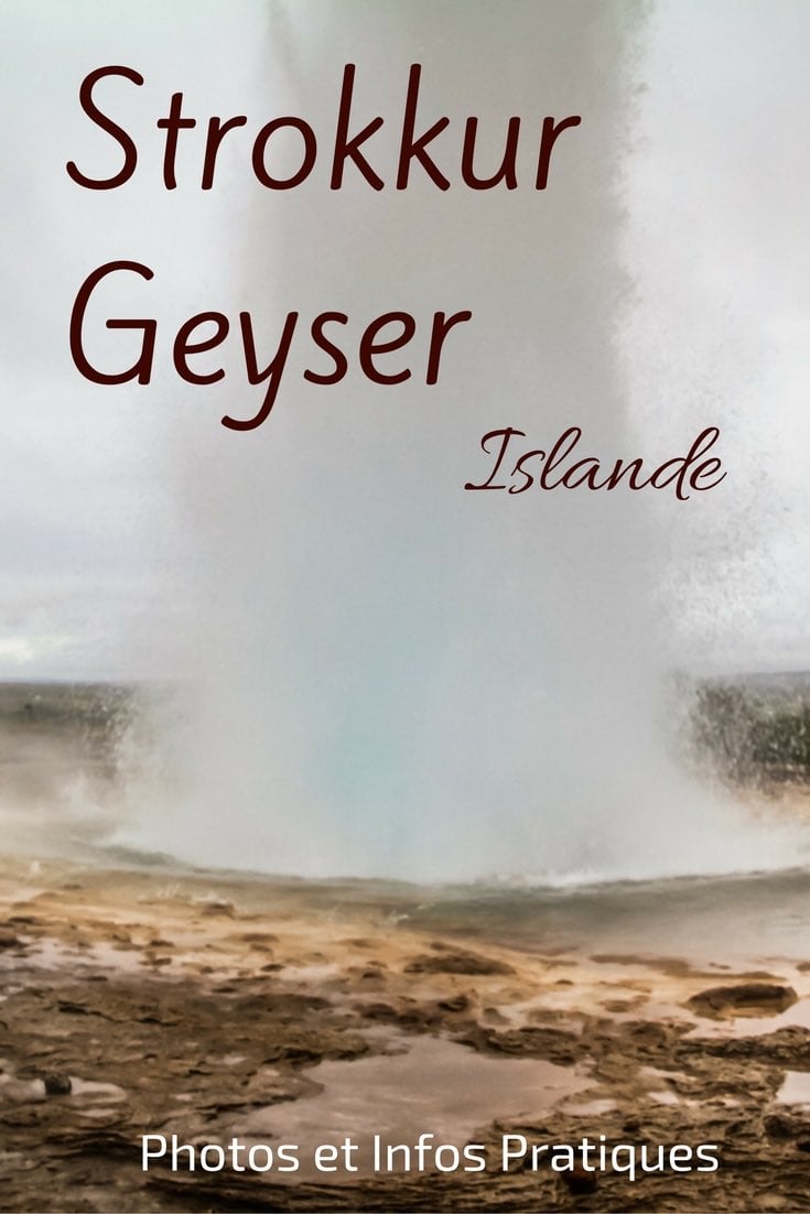 Strokkur Geyser Islande - Islande Geyser - Geysir Islande
