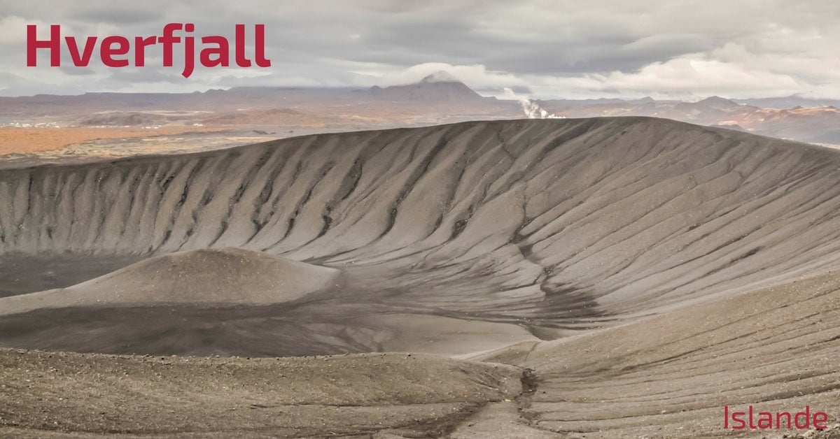 Hverfjall Islande Lac Myvatn Hverfjall Islande Lac Myvatn