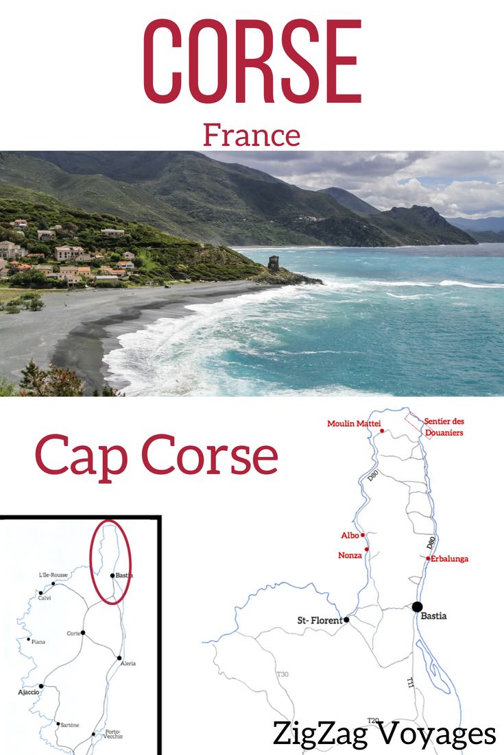 Pin Tour du Cap Corse carte - Corse Voyage France Pin Tour du Cap Corse carte - Corse Voyage France