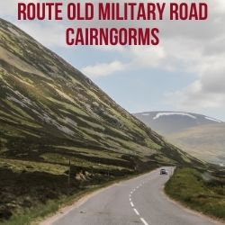 Route Old Military Road Cairngorms Ecosse