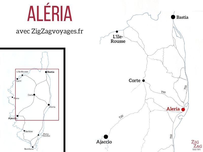 Site acheologique Aleria Corse Carte Site acheologique Aleria Corse Carte