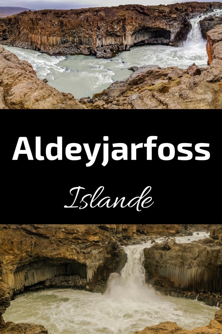 Cascade Aldeyjarfoss Islande