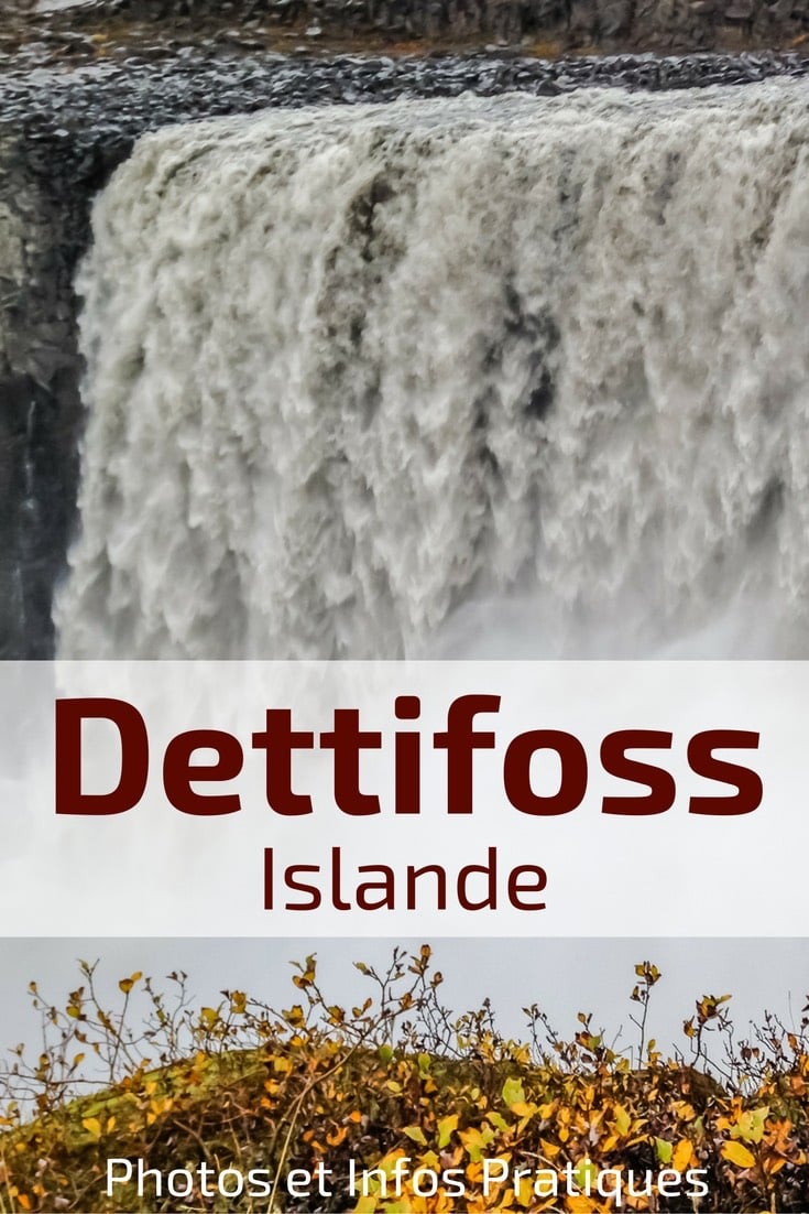 Cascade Dettifoss Islande - Cascade Selfoss Islande