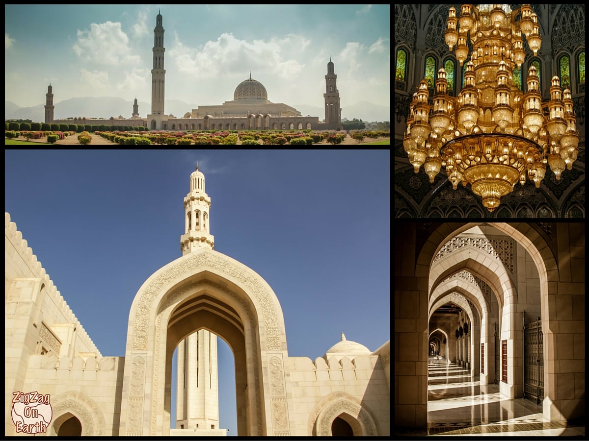 Que visiter a Oman - Grande Mosquee du Sultan Qaboos