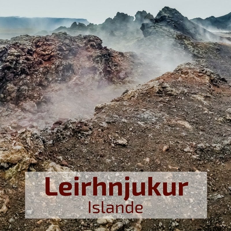 lave fumante de Leirhnjukur Islande 2