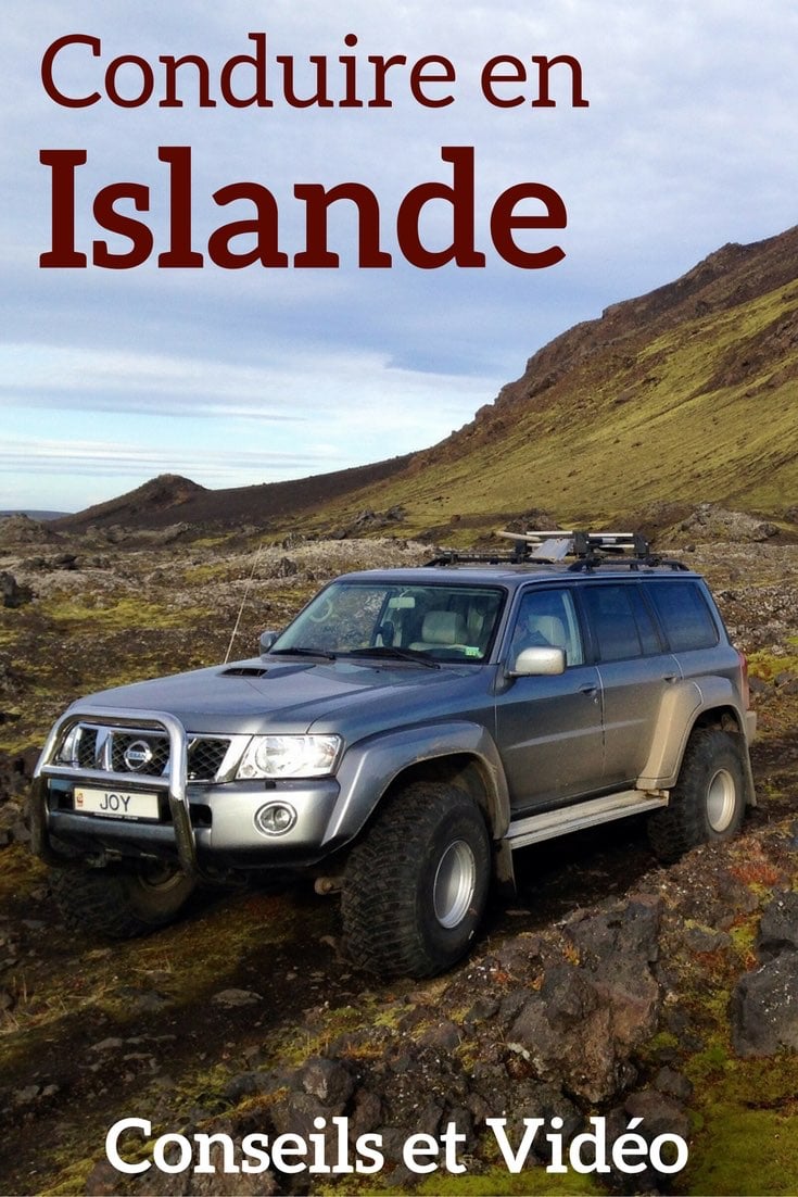 Pin Road Trip Islande - Conduire en Islande