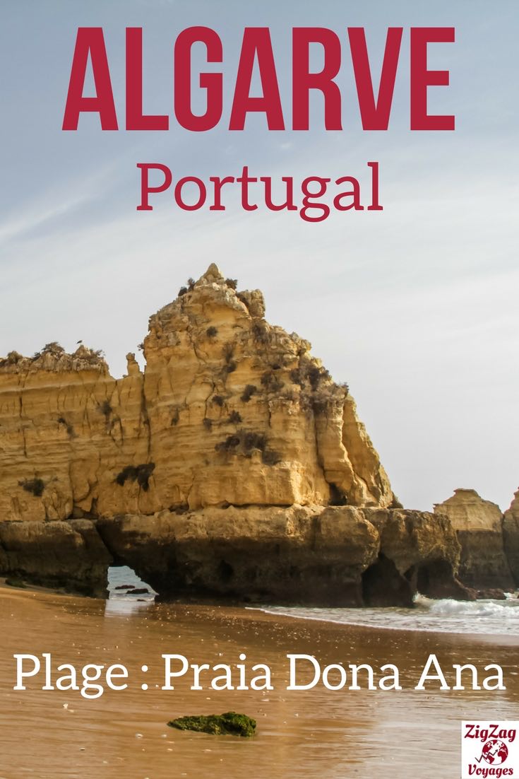 Pin Praia Dona Ana Portugal Algarve Plage - Portugal voyage