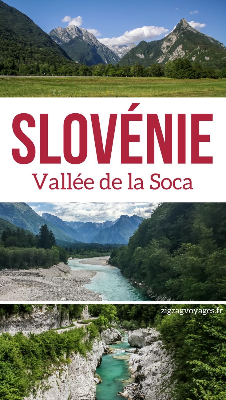 Pin Vallee de la Soca Riviere emeraude Bovec Slovenie Guide Voyage