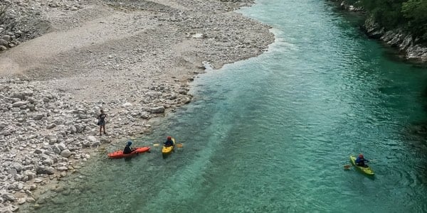 Riviere Soca Kayaking Bovec Slovenie