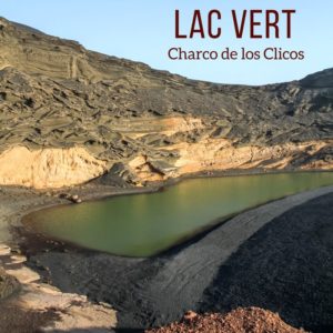 Charco de los clicos Lanzarote lac vert 2