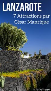 Pin Que visiter a Lanzarote Attractions Cesar Manrique