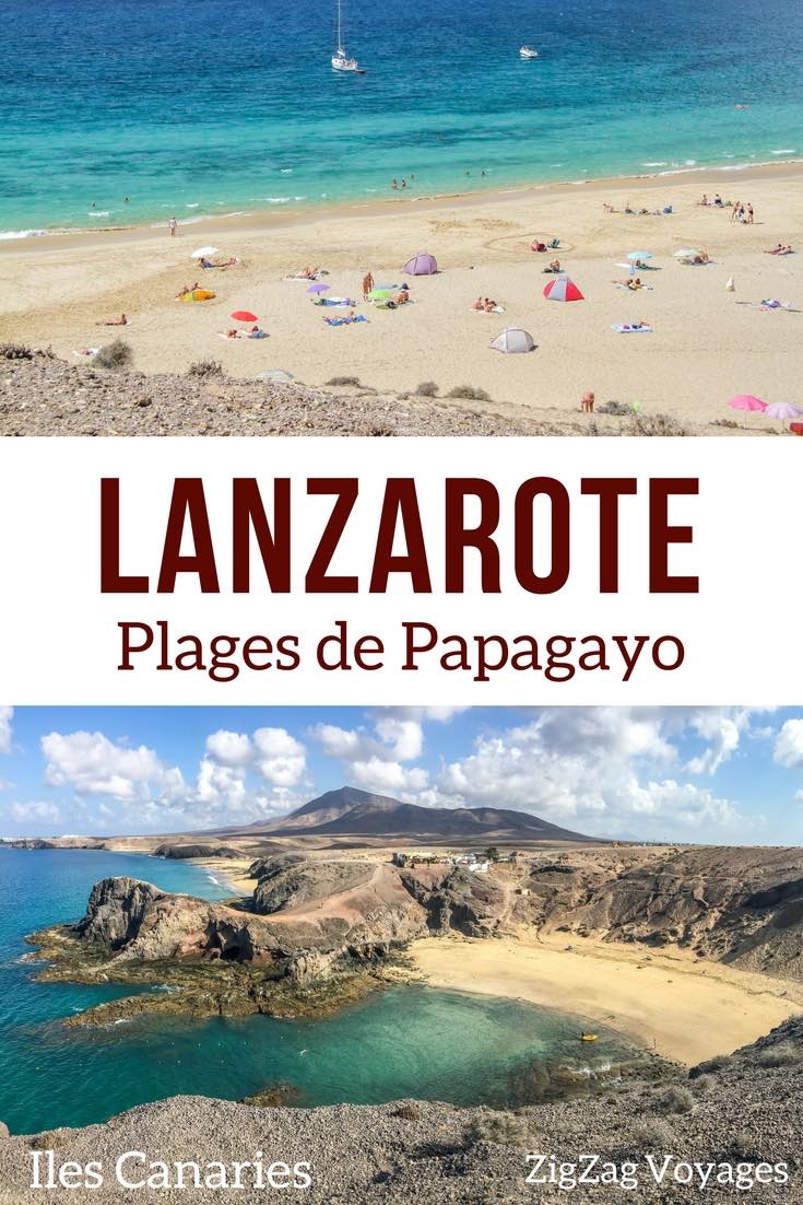 Pin2 Plage de Papagayo Lanzarote Voyage Iles Canaries