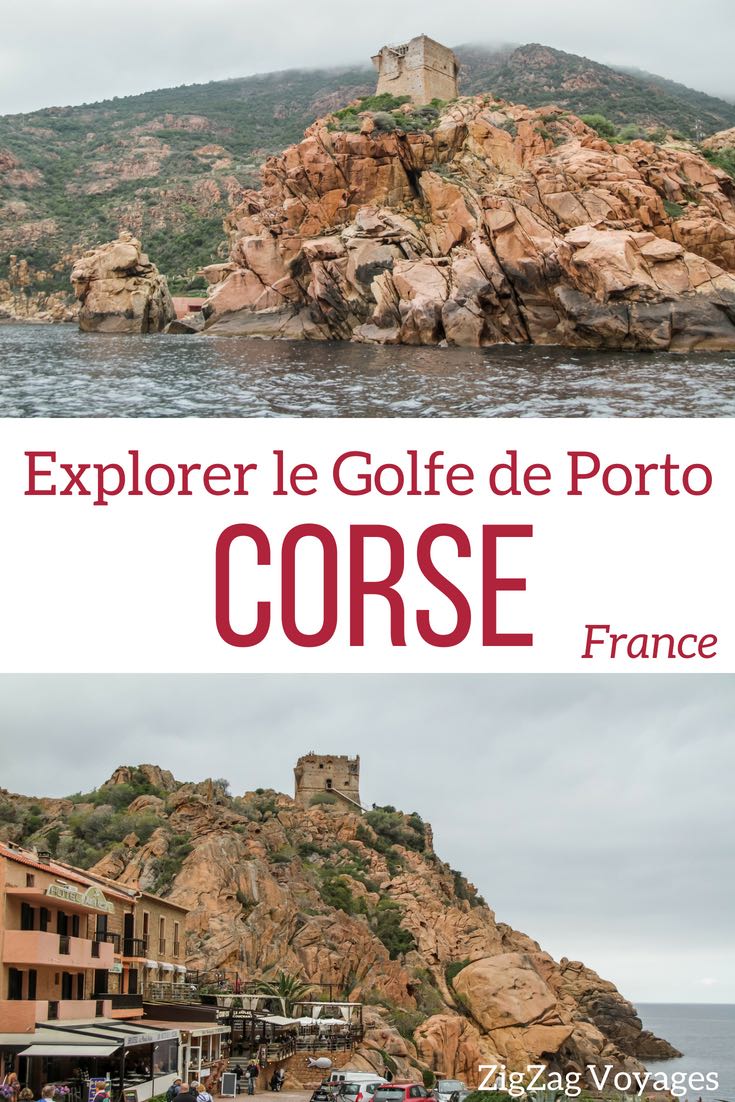 Pin le golfe de Porto Corse voyage France
