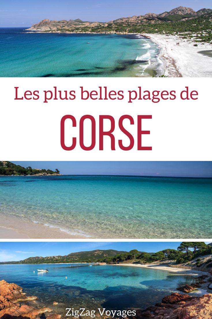 Pin les plus belles plages de corse voyage France