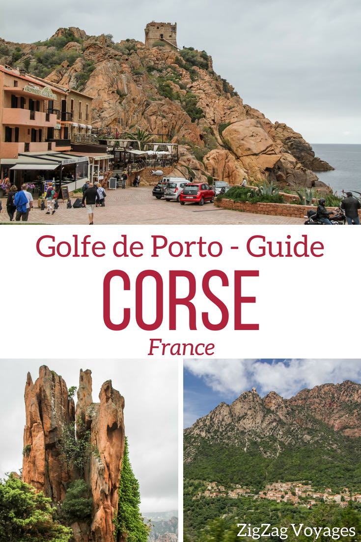 Pin2 le golfe de Porto Corse voyage France