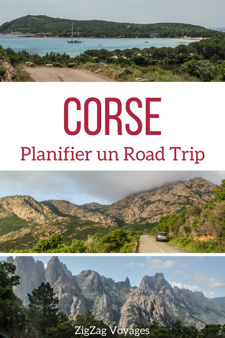 road trip Corse itinéraire France voyage