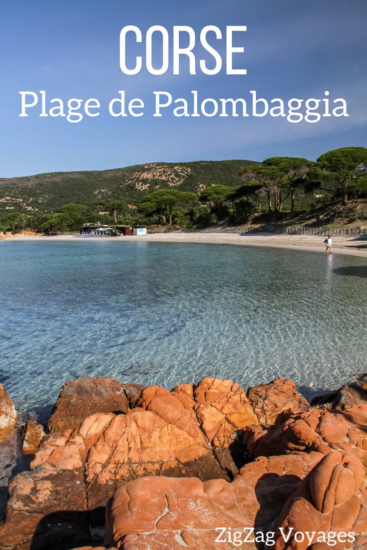 plage de palombaggia Corse voyage