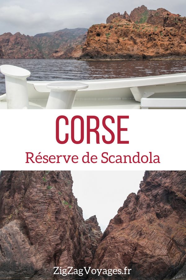 Pin2 Reserve naturelle de Scandola Corse Bateau