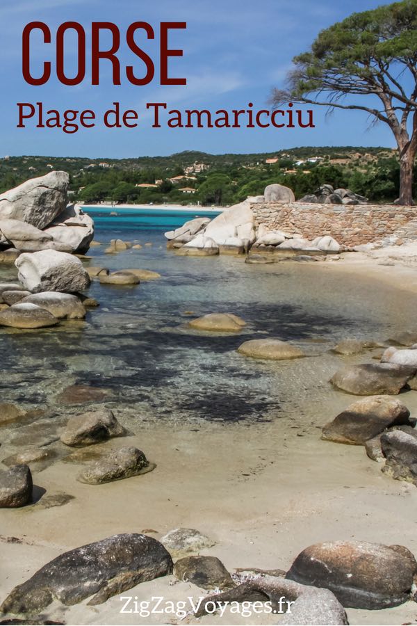 Plage de Tamaricciu Corse voyage