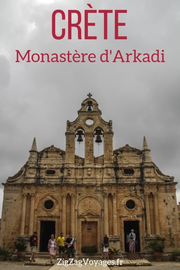Monastere Arkadi Crete Travel Pin
