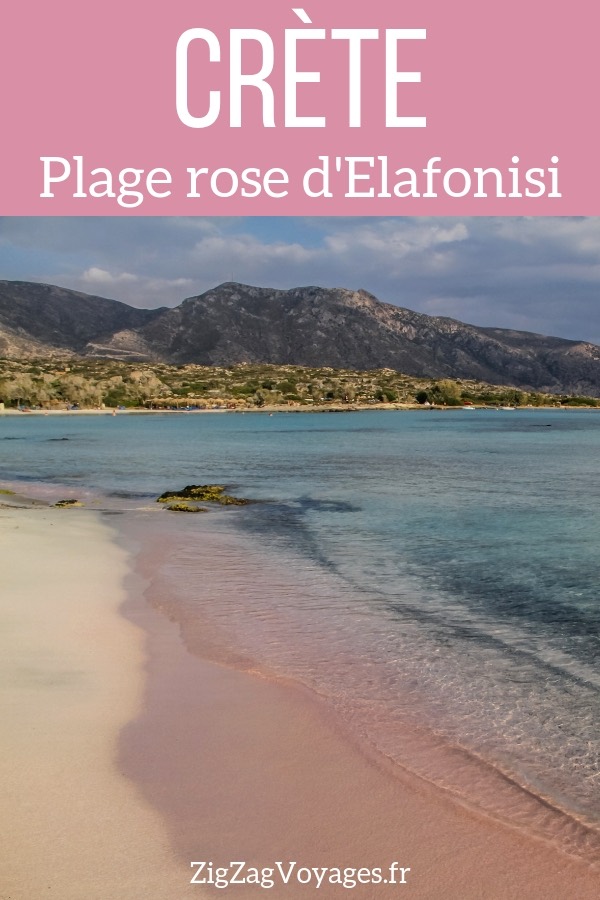 Plage Elafonisi crete voyage Pin2