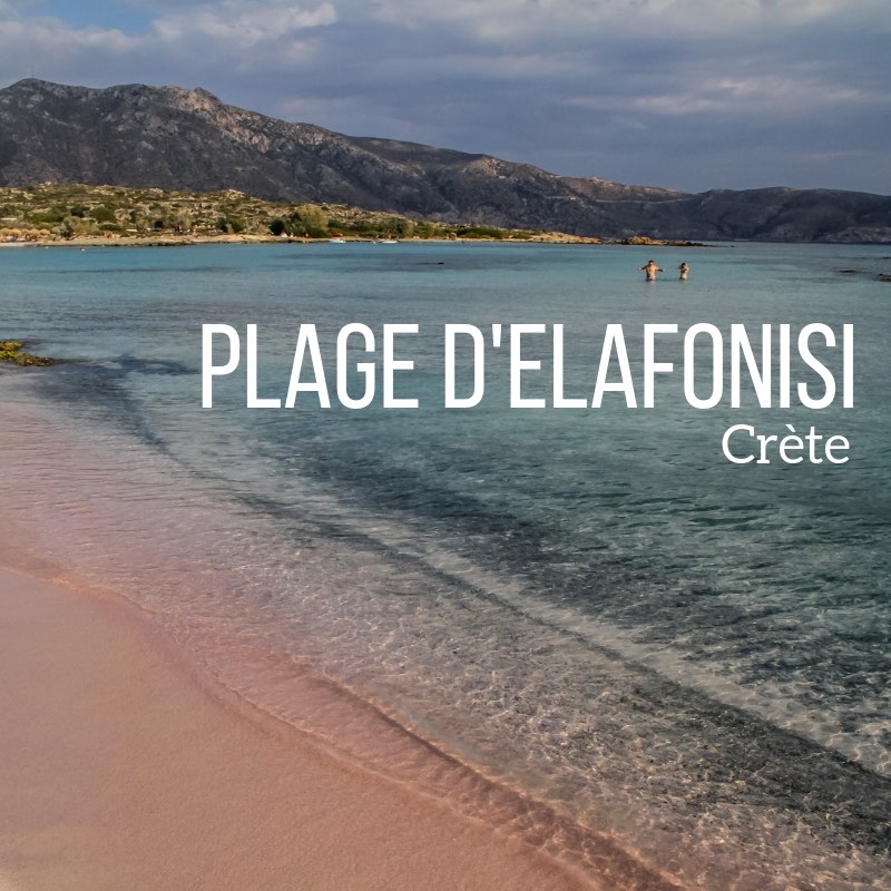 Plage Elafonisi crete voyage guide