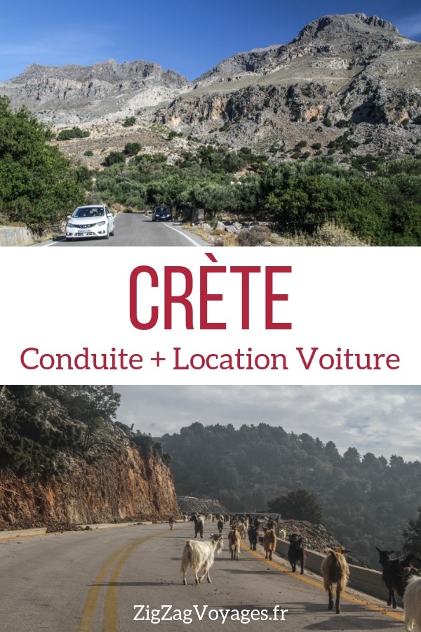 conduire crete location voiture crete Voyage Pin