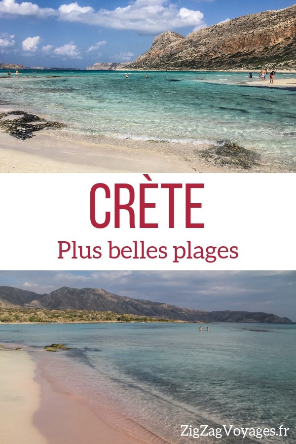 les plus belles plages de crete voyage Pin