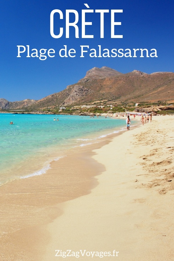 plage Falassarna crete voyage Pin2