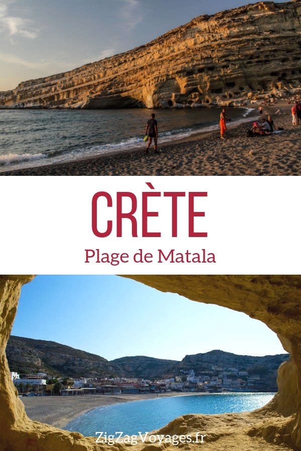 plage de Matala crete voyage