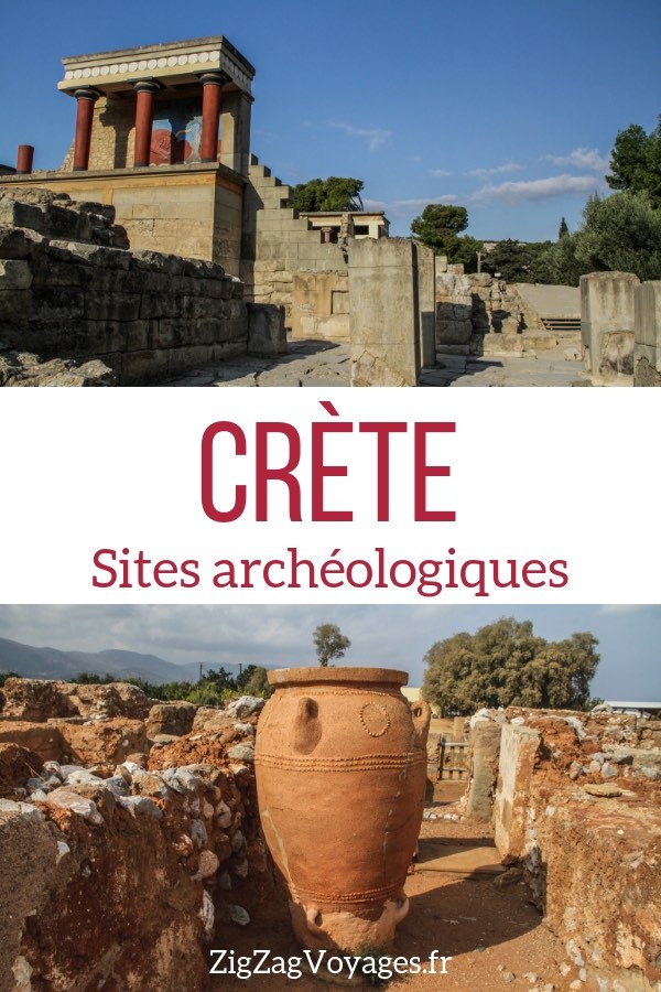 que visiter en crete sites archéologiques crete voyage Pin