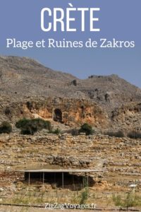ruines plage kato zakros crete Crete Voyage Pin2