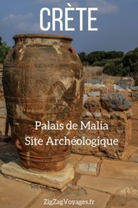 site archeologique palais de Malia crete Voyage Pin2