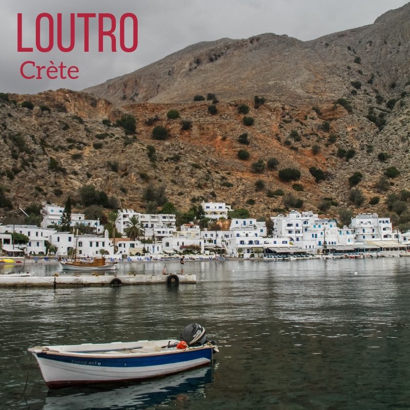 village loutro crete voyage guide