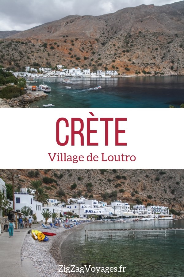 village loutro crete voyage
