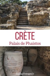 visiter Palais de Phaistos Crete Voyage Pin
