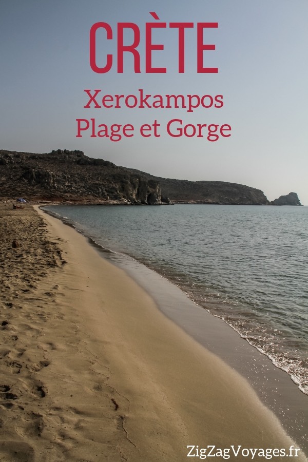 Plage Xerokampos Crete Voyage