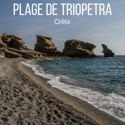 Plage de Triopetra Crete Voyage guide