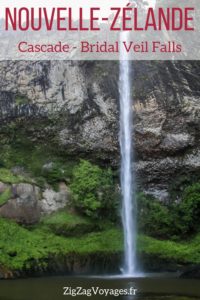 Cascade Bridal Veil Falls Nouvelle Zelande Voyage