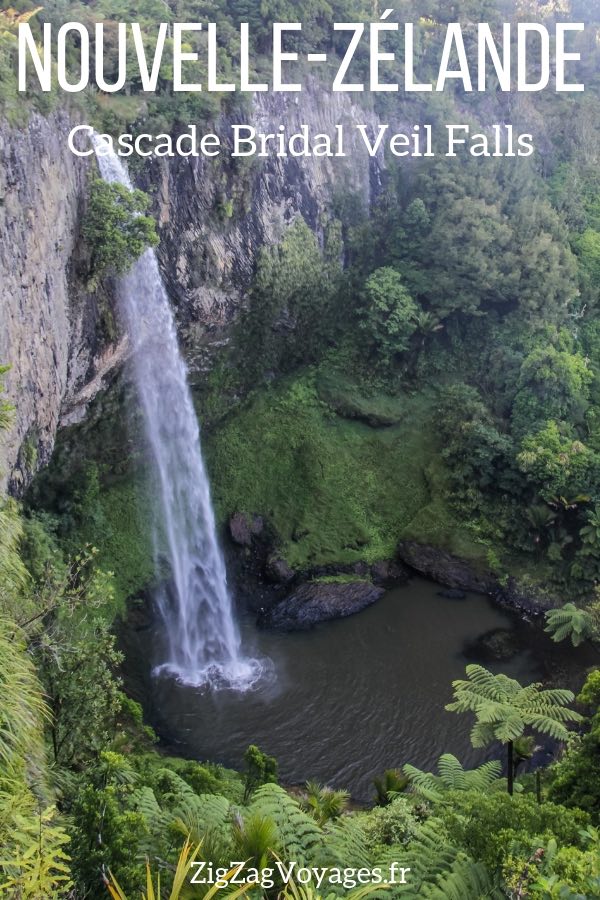 Cascade Bridal Veil Falls Nouvelle Zelande Voyage Pin2