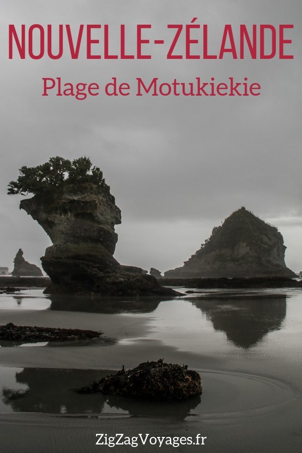 Plage de Motukiekie Beach Nouvelle Zelande Voyage