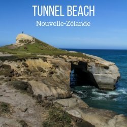 Plage de Tunnel Beach Nouvelle Zelande Voyage guide