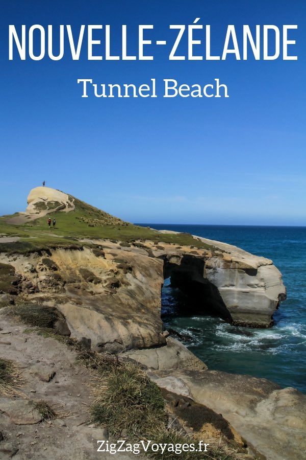 Plage de Tunnel Beach Nouvelle Zelande Voyage