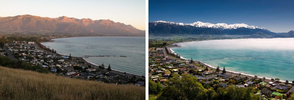Quand voyager en Nouvelle Zélande - sommets enneigés