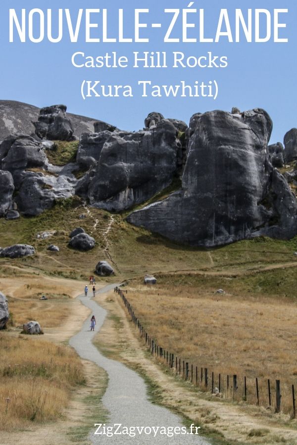 Kura Tawhiti Castle Hill Rocks Nouvelle Zelande voyage