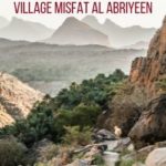 village Misfat Al Abriyeen Oman voyage guide