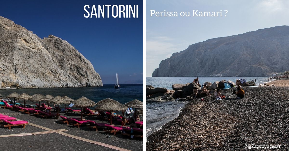 FB Perissa ou Kamari Santorin voyage