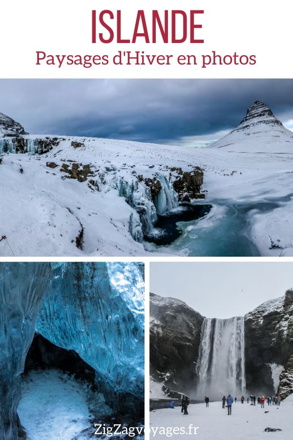 hiver paysages Islande voyage Pin3