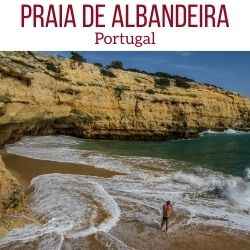 plage praia de Albandeira Algarve Portugal