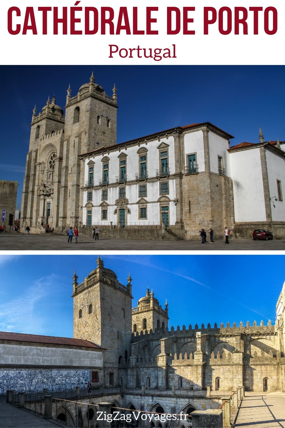 cathedrale de Porto Se do porto Portugal Pin2